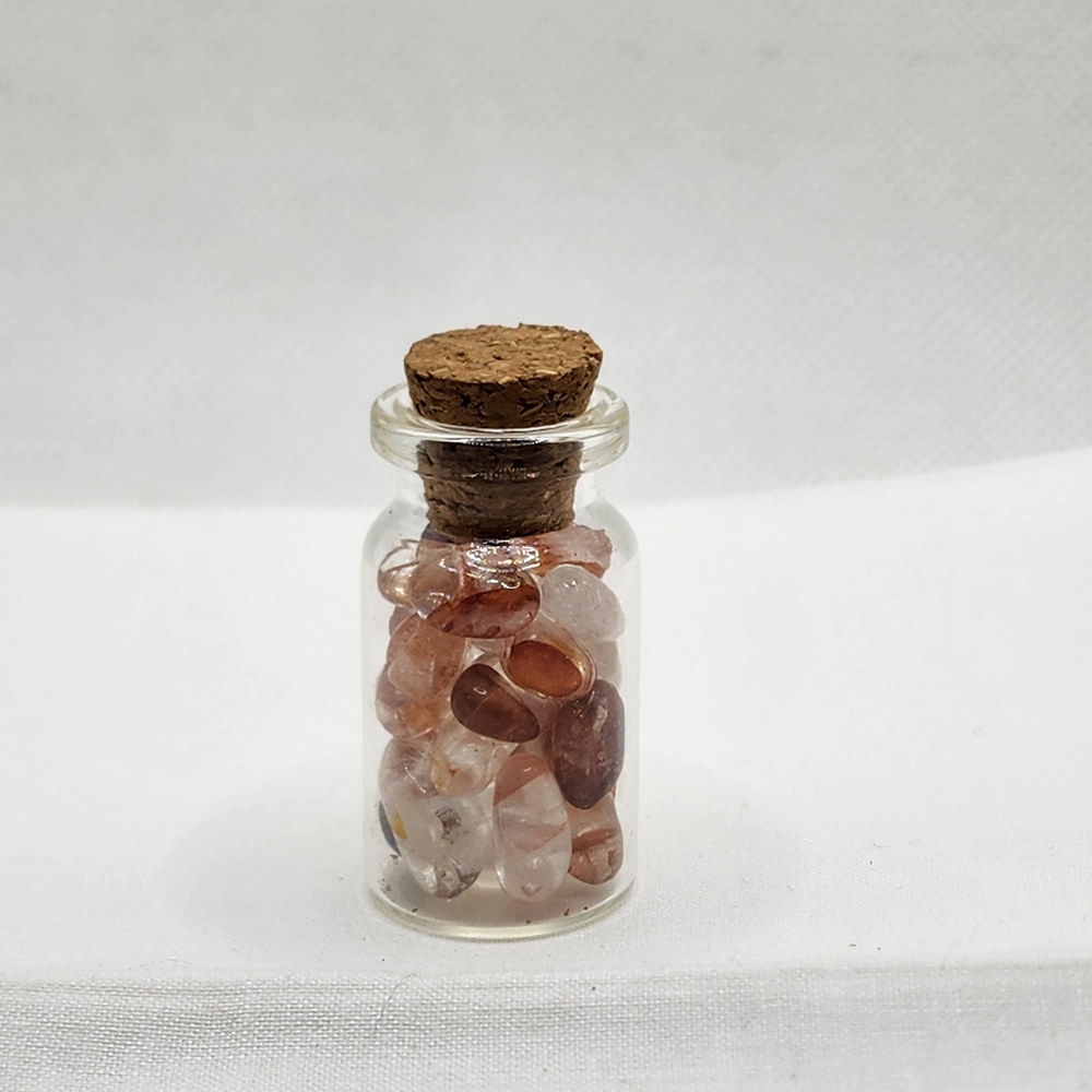 Mini Jar Of Fire Quartz 46cts
